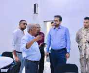 رئيس الهيئة الوطنية للإعلام الجنوبي يتفقد سير العمل في قطاع التدريب والتأهيل