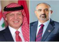الرئيس الزُبيدي يهنئ العاهل الأردني بزواج نجله ولي العهد الأمير الحسين