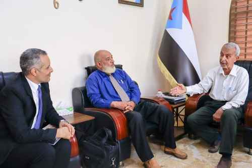نائب رئيس الهيئة الوطنية للإعلام الجنوبي يستقبل وفد الجمعية الوطنية للبحث العلمي