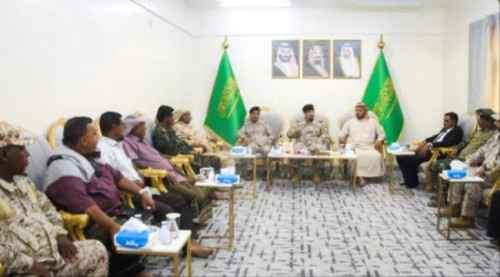 محافظ سقطرى يلتقي قائد قوات الدعم والاسناد في التحالف