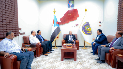 الكثيري يناقش مع الدكتور الجريري أوضاع شركة النفط بالعاصمة عدن