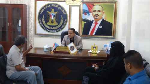 رئيس تنفيذية انتقالي لحج يلتقي الأمين العام لمؤسسة الخضيرة للتنمية