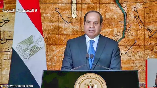 السيسي يلقي خطاب النصر ويحدد أولويات مصر في الولاية الجديدة