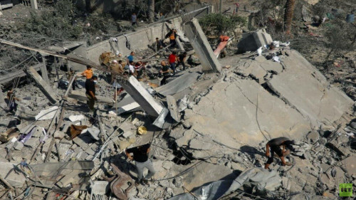 صحة غزة: ارتفاع حصيلة ضحايا القصف الإسرائيلي إلى 22438