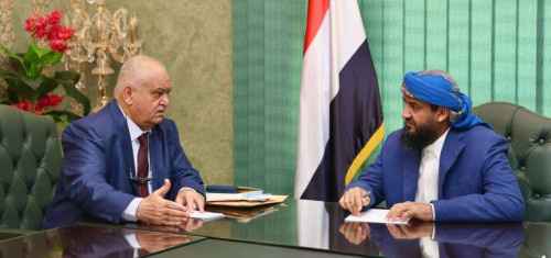 المحرّمي يلتقي وزير الخدمة المدنية والتأمينات في العاصمة عدن