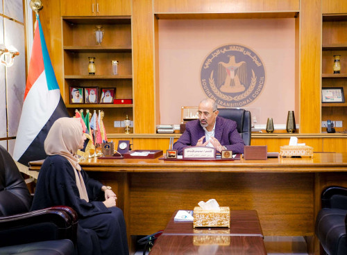 الرئيس الزُبيدي يطّلع على نشاط منظمة “يمن آيد” الأمريكية وتدخلاتها في الجانبين التنموي والاقتصادي