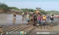 الماس يشرف على إزالة أضرار السيول وفتح الطرق في أبين