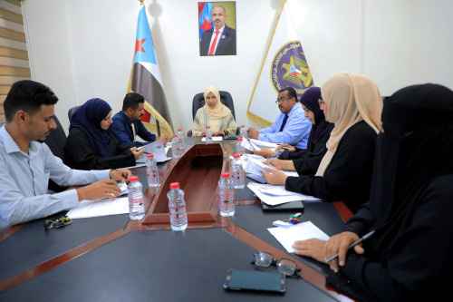 &nbsp;هيئة الاغاثة والأعمال الإنسانية بالانتقالي تعقد اجتماعها لشهر أبريل
