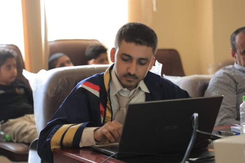 الماجستير بامتياز للباحث المهندس حسام منصور من جامعة عدن