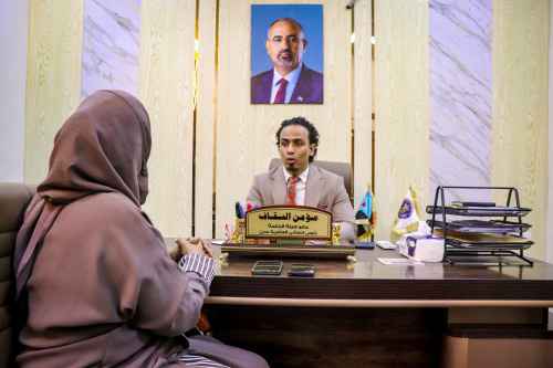 السقاف يلتقي مديرة تنمية المرأة بديوان العاصمة عدن