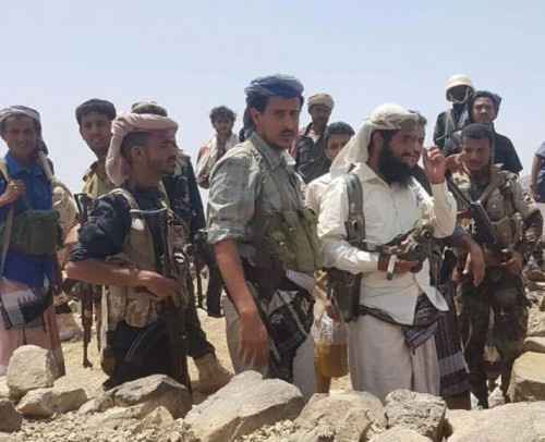 القوات الجنوبية تتصدى لهجوم حوثي غادر في جبهة عهامة بالمسيمير الحواشب