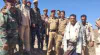 النقيب يزور أبطال قواتنا المسلحة المرابطين في جبهة الضالع الحدودية