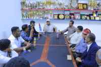 فريق التواصل بالمجلس الانتقالي يزور أندية وادي حضرموت الرياضية