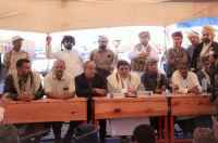 فريق التواصل بالمجلس الانتقالي يلتقي بالشخصيات الاجتماعية والقبلية من قبيلة لقموش