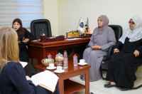 الدكتورة سهير تناقش مع وفد منظمة &ldquo;مارتي أهتيساري&rdquo; الفنلندية تعزيز دور المرأة في العمل السياسي