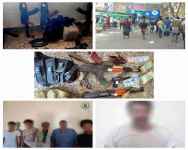 قوات الحزام الأمني في لحج تضبط عناصر مسلحة مندسة وسط مظاهرة سلمية