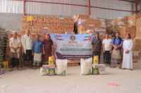 انتقالي وادي وصحراء حضرموت يدشن توزيع السلال الغذائية على أسر الشهداء والمحتاجين