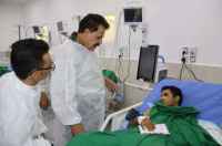 العميد المعكر يتفقد جرحى اللواء السادس دعم وإسناد في مستشفيات عدن