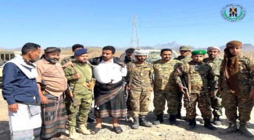 قائد حزام الصبيحة يتفقد قطاع كرش ويشيد بيقظة القوات والتنسيق الأمني