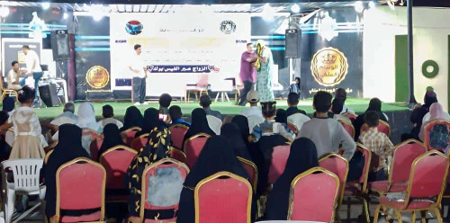 انتقالي صيرة وفرقة ثلاثي أضواء المسرح ينظمان فعالية فنية مسرحية بالمديرية