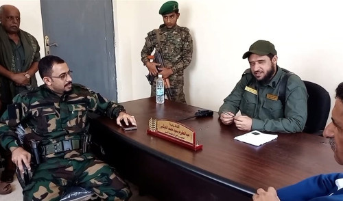 مدير أمن لحج يتفقد شرطة تبن ويشيد بانضباطها