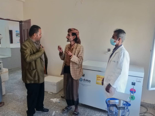 رئيس تنفيذية انتقالي جيشان يتفقد مركز المسوح الطبي بالمديرية