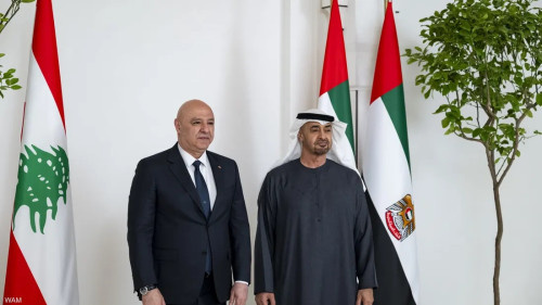 محمد بن زايد يستقبل عون ويؤكد دعم استقرار لبنان