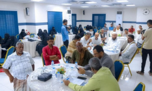 منسقية انتقالي بجامعة حضرموت تنظم ورشة عمل حول العمل النقابي في حضرموت 