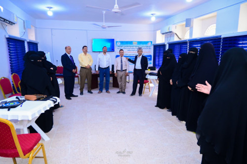 انطلاق البرنامج التدريبي لمربيات رياض الأطفال في سيئون "إعداد الألعاب التعليمية من خامات البيئة المحلية "