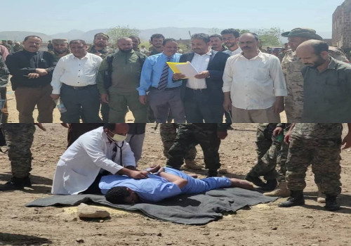 النيابة العامة تنفذ حكم إعدام قاتل طفله بساحة السجن المركزي في الضالع