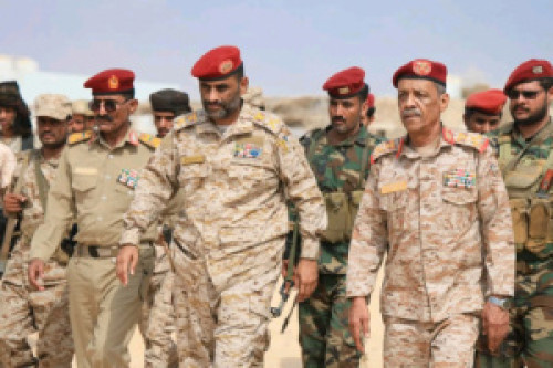 اللواء بارجاش: المنطقة العسكرية الثانية تؤكد دعمها الكامل لمحور الغيضة العسكري