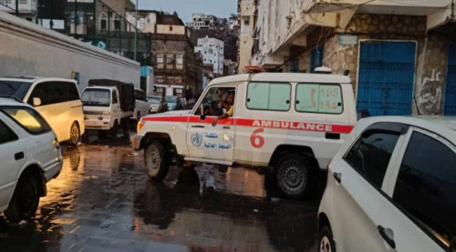 البيشي يوجه فريق الطوارئ والاسعاف 195 للانتشار في عدن اثناء المنخفض الجوي