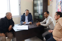 فريق التوجيه والرقابة الرئاسي يطلع على عمل الهيئة التنفيذية لانتقالي لحج