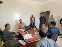 فريق التوجيه والرقابة الرئاسي يتفقد مكاتب إدارات الهيئة التنفيذية للمجلس الانتقالي بشبوة