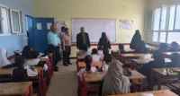 فريق التوجيه والرقابة الرئاسي يطلع على أنشطة المخيم الصيفي في مدرسة خديجة للبنات بالحوطة