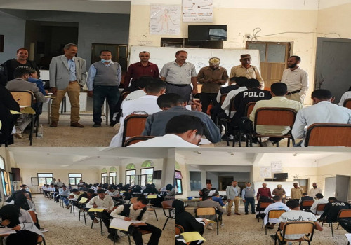 تدشين الاختبارات الوزارية للمعاهد التقنية والمهنية بمحافظة الضالع