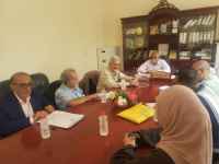 فريق التوجيه والرقابة الرئاسي يلتقي رئيس جامعة أبين