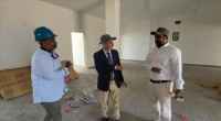 الوكيل الشبحي يطّلع على سير العمل في مشروع المستشفى الجديد الجاري تنفيذه بدعم إماراتي