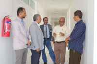 فريق التوجيه والرقابة الرئاسي يزور مستشفى الغيضة المركزي ومستشفى الحميات