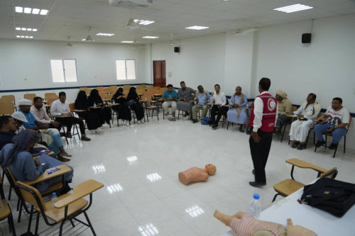نقابة الصحفيين الجنوبيين بوادي حضرموت تنظم دورة تدريبية في الإسعافات الأولية للإعلاميين الميدانيين