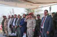 الأمين العام للمجلس الانتقالي يشهد حفل تخرج الدفعة الحادي عشرة في قوات الحزام الأمني بالعاصمة عدن