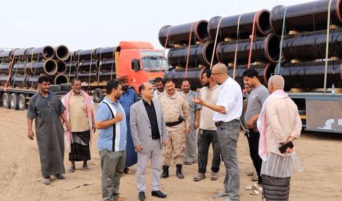 بدء تنفيذ مشروع الصرف الصحي الاستراتيجي في العاصمة عدن