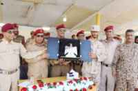 برعاية الرئيس الزبيدي .. اللواء الاول مشاة يكرم الأسير المحرر محمد السخياني