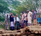 الشعيبي والجفري يتفقدان أضرار السيول في منطقة جزول بمديرية حجر