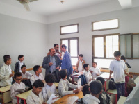 انتقالي شبوة يدشن توزيع الكتاب المدرسي لعدد من مدارس المحافظة