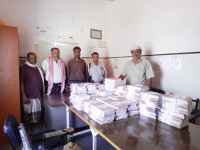 انتقالي عرماء يدعم مكتب التربية والتعليم بالمديرية بكمية من الكتب المدرسية