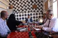 فريق التوجيه والرقابة الرئاسي يتفقد مكتب وزارة الشؤون الاجتماعية والعمل في سقطرى