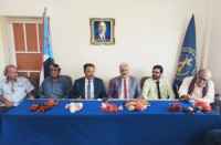رئيس تنفيذية انتقالي أبين يعقد لقاءً مشتركاً للهيئة التنفيذية لانتقالي المحافظة والهيئة الإدارية لمنسقية الجامعة