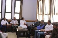 فريق التوجيه والرقابة الرئاسي يزور مركز اللغة المهرية ويشيد بدوره في الحفاظ على الموروث اللغوي