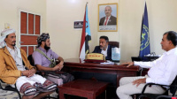 رئيس تنفيذية انتقالي أبين يلتقي قائد حزام زنجبار لمناقشة الأوضاع الأمنية بالمديرية